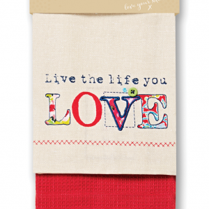 COOKSMART COTTON TEA TOWELS- 3 PACK- ORIENTAL PATCHWORK