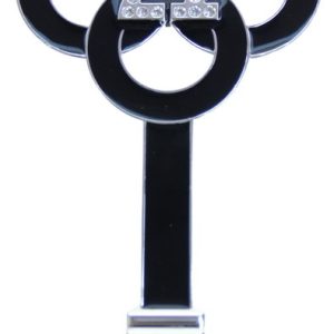 21st KEY- BLACK ENAMEL