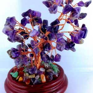 AMETHYST GEMSTONE TREE - NEW 23 cm