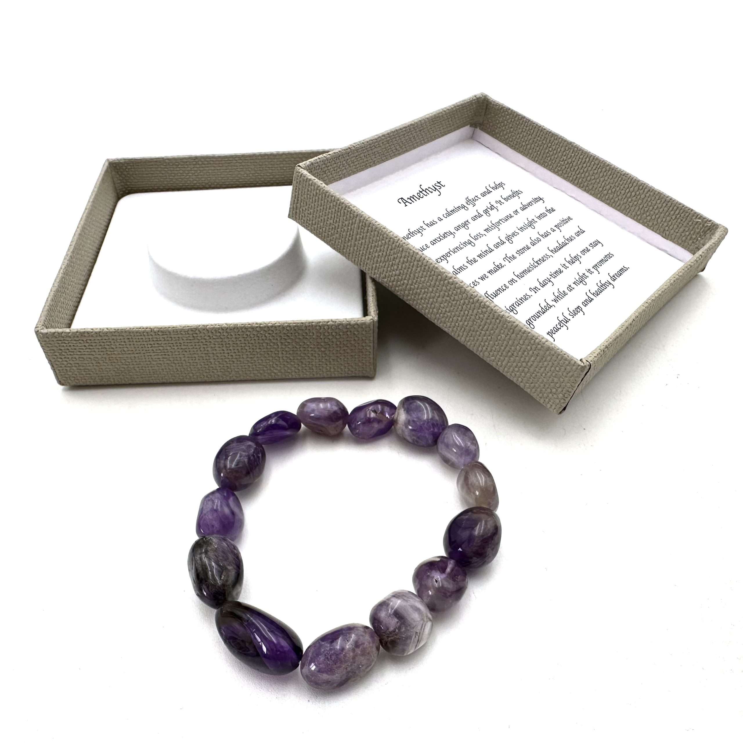 AMETHYST BRACELET - NEW- GIFTS UNDER $20 - Image 2