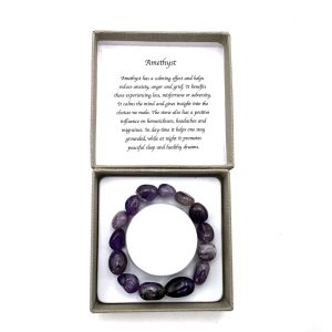 AMETHYST BRACELET - NEW- GIFTS UNDER $20