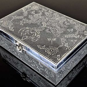 JEWELLERY BOX- HANDMADE- TREE OF LIFE- NEW