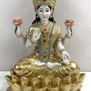 LAXMI WITH LOTUS IDOL